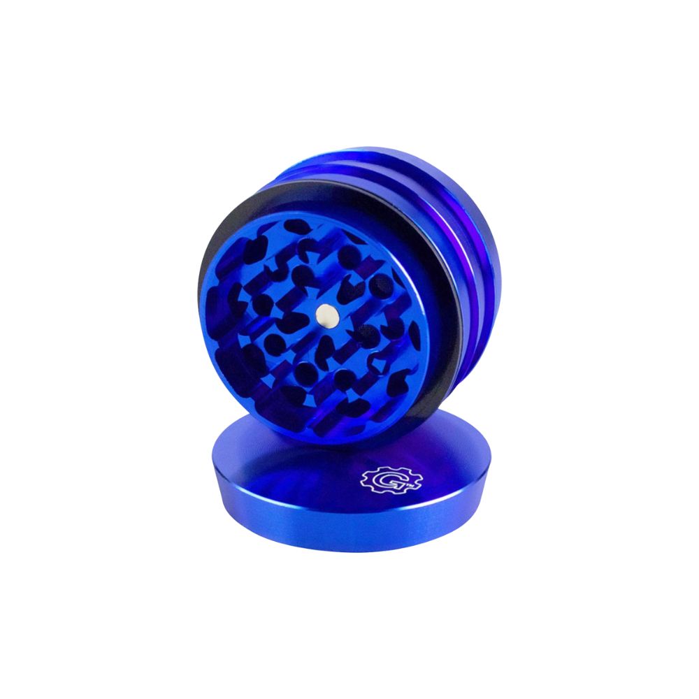 Pulsar 2 inches Aluminum Tiered 4pc Grinder | Blue