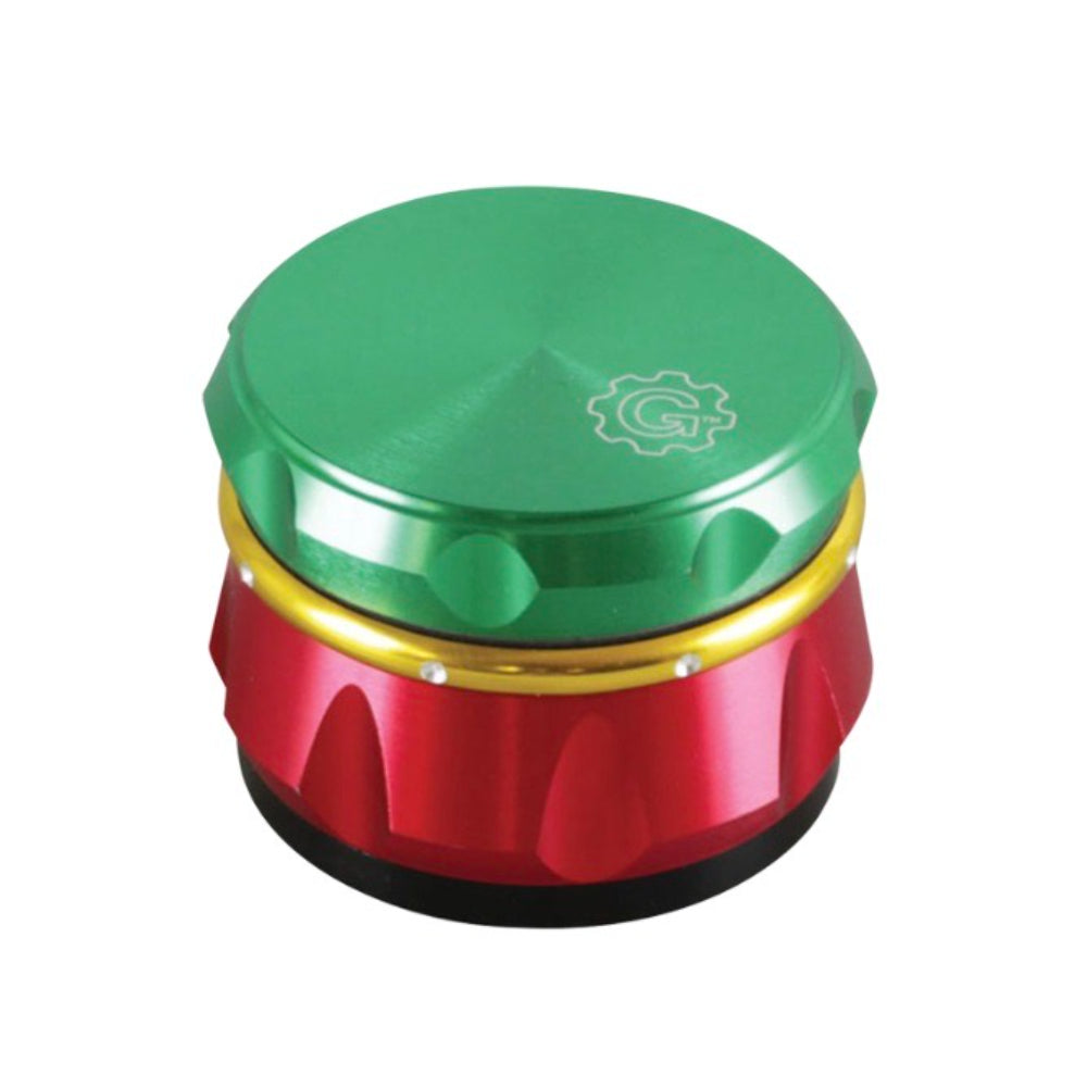 Pulsar 2" Carver Grinder | 4-Piece | Rasta