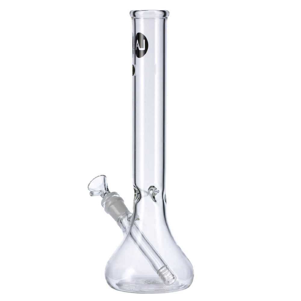 LA Pipes Clear Beaker Ice Bong | 12 Inch | side view 3