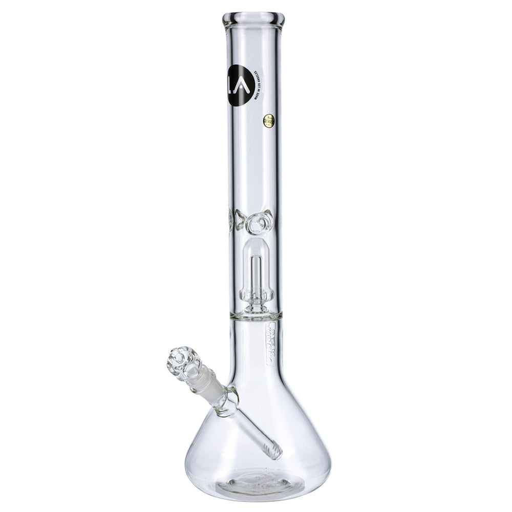 LA Pipes Beaker Ice Bong with Showerhead Percolator | side view 2