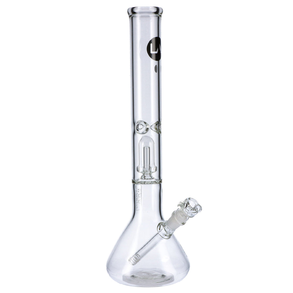 LA Pipes Beaker Ice Bong with Showerhead Percolator | side view 1