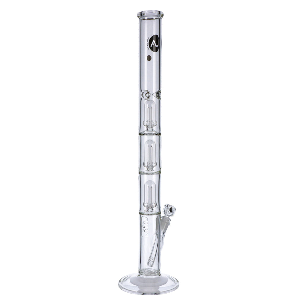 LA Pipes Straight Ice Bong with Triple Showerhead Percolator | 26 Inch | side view 4