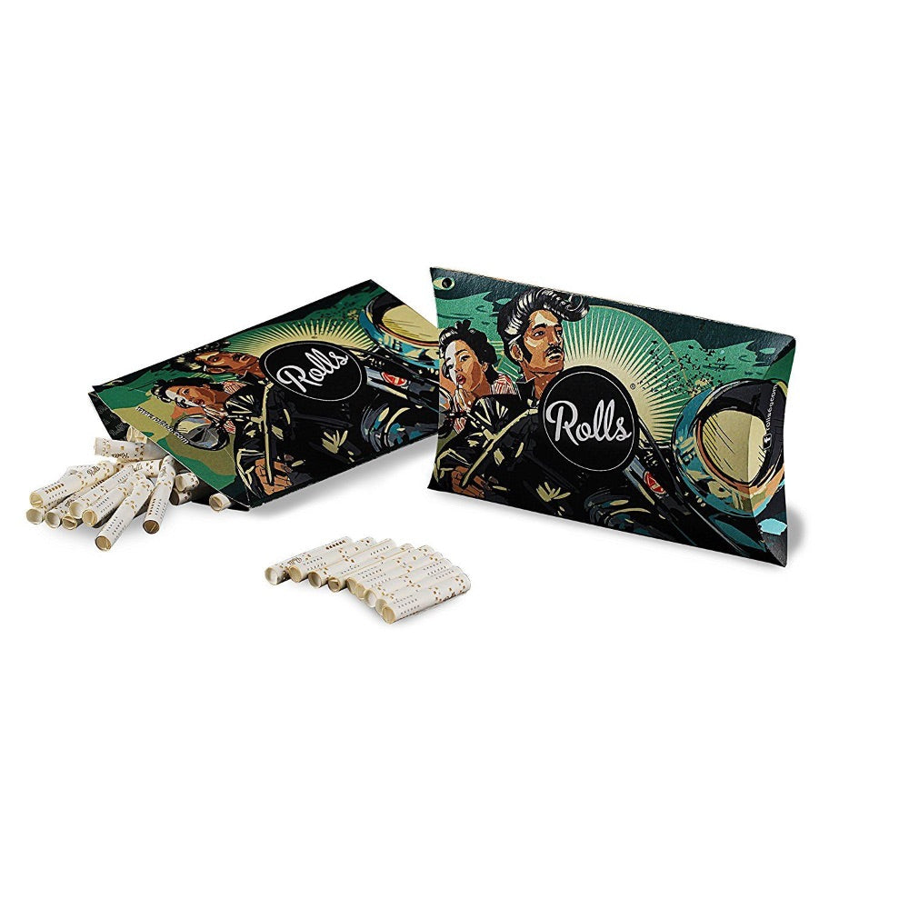 Rolls Green Line Filter Tips | 60 Pack