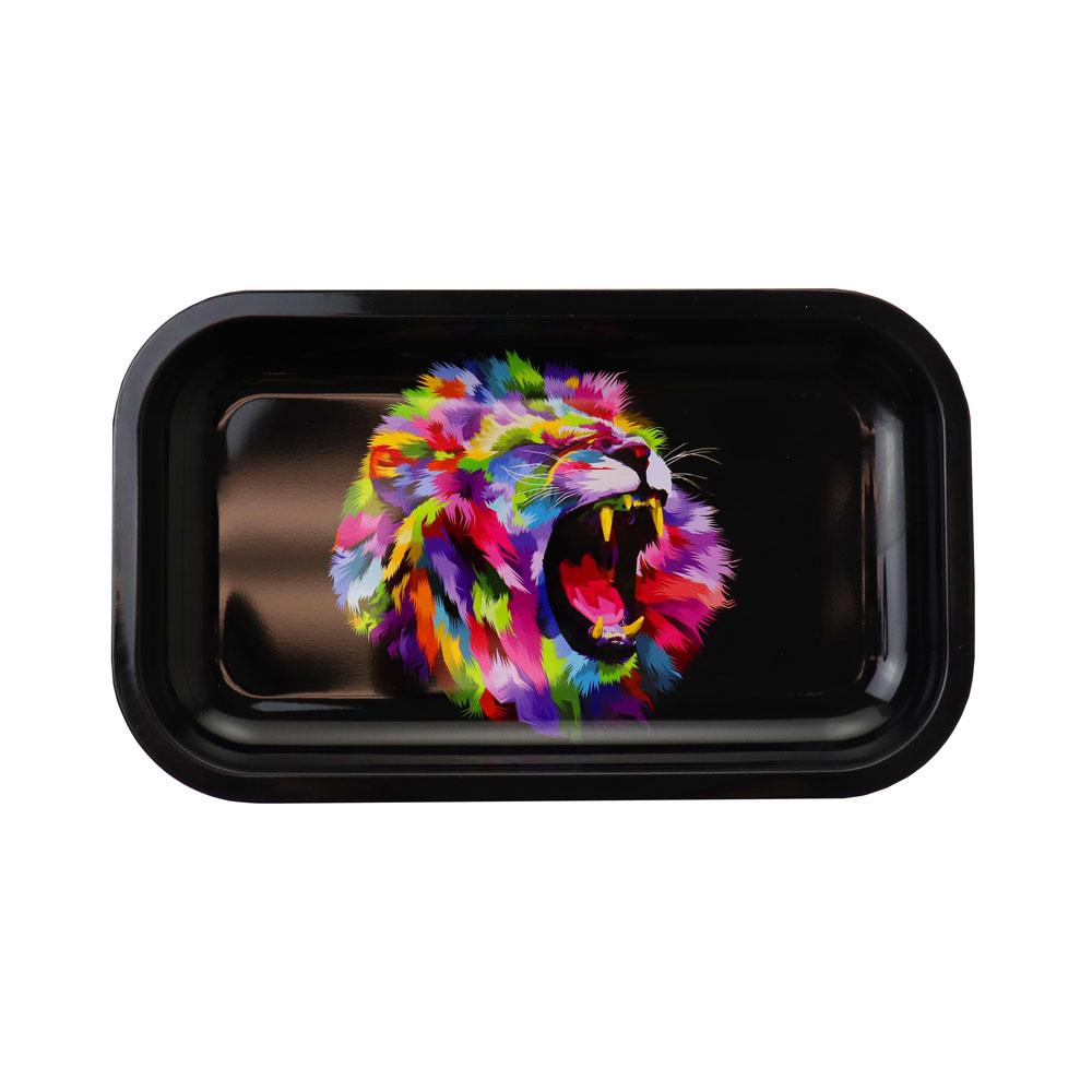 Puff Puff Pass Lion Rolling Tray | Medium 