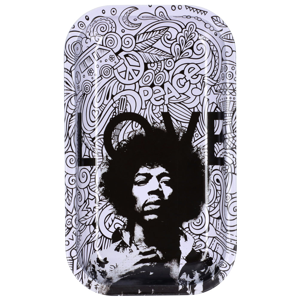 Famous Brandz Jimi Love Rolling Tray | Medium - Top View 