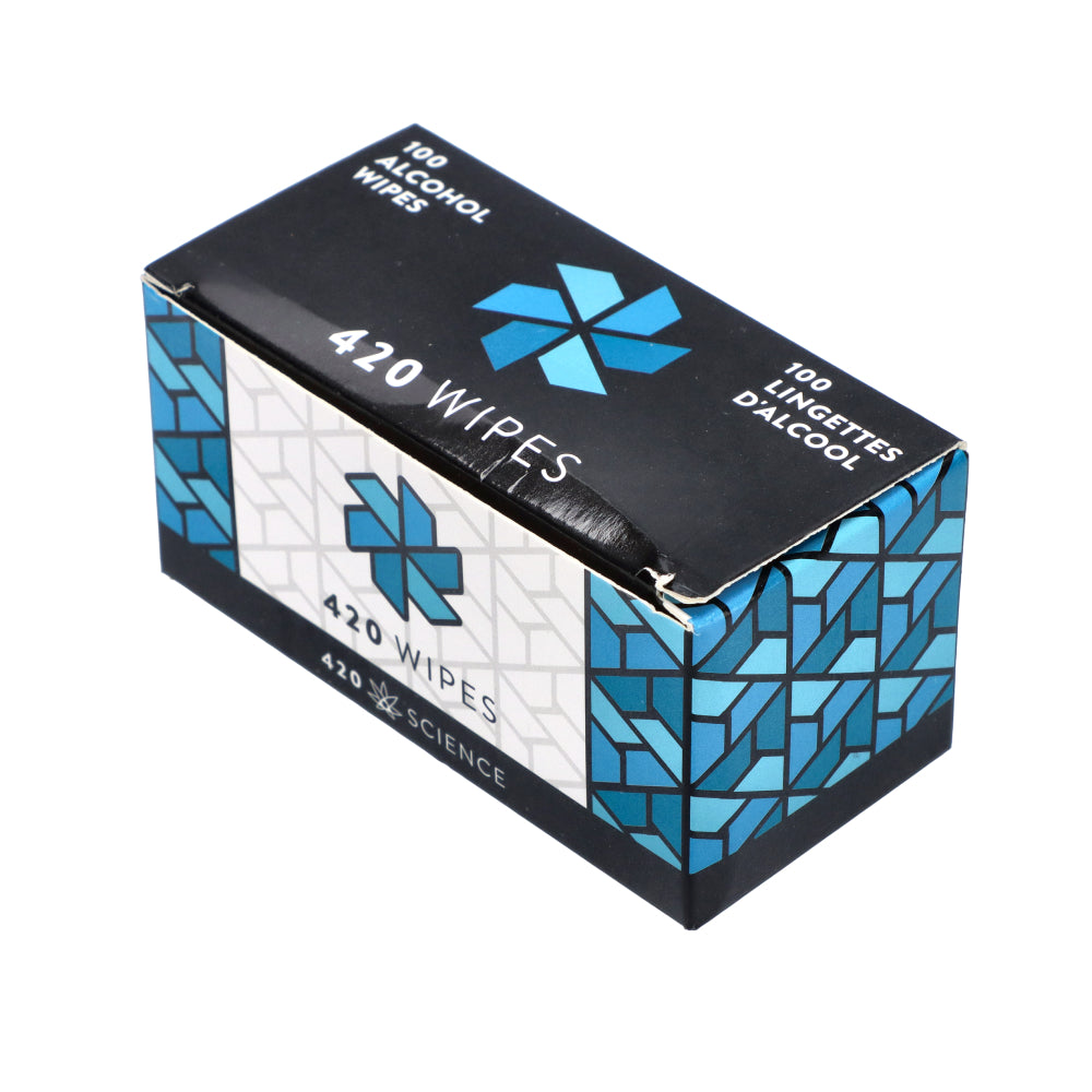 420 Cleaning Wipes | Box of 100 | side view