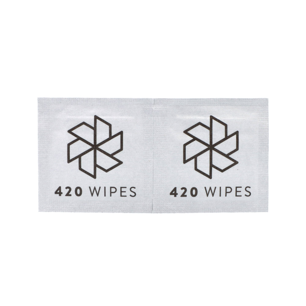 420 Cleaning Wipes | Box of 100 | Single Packages