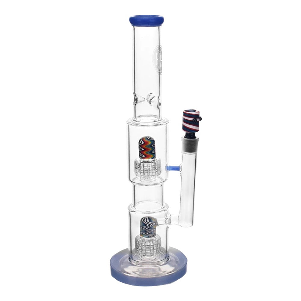 High Society Gemini Premium Wig Wag Bong