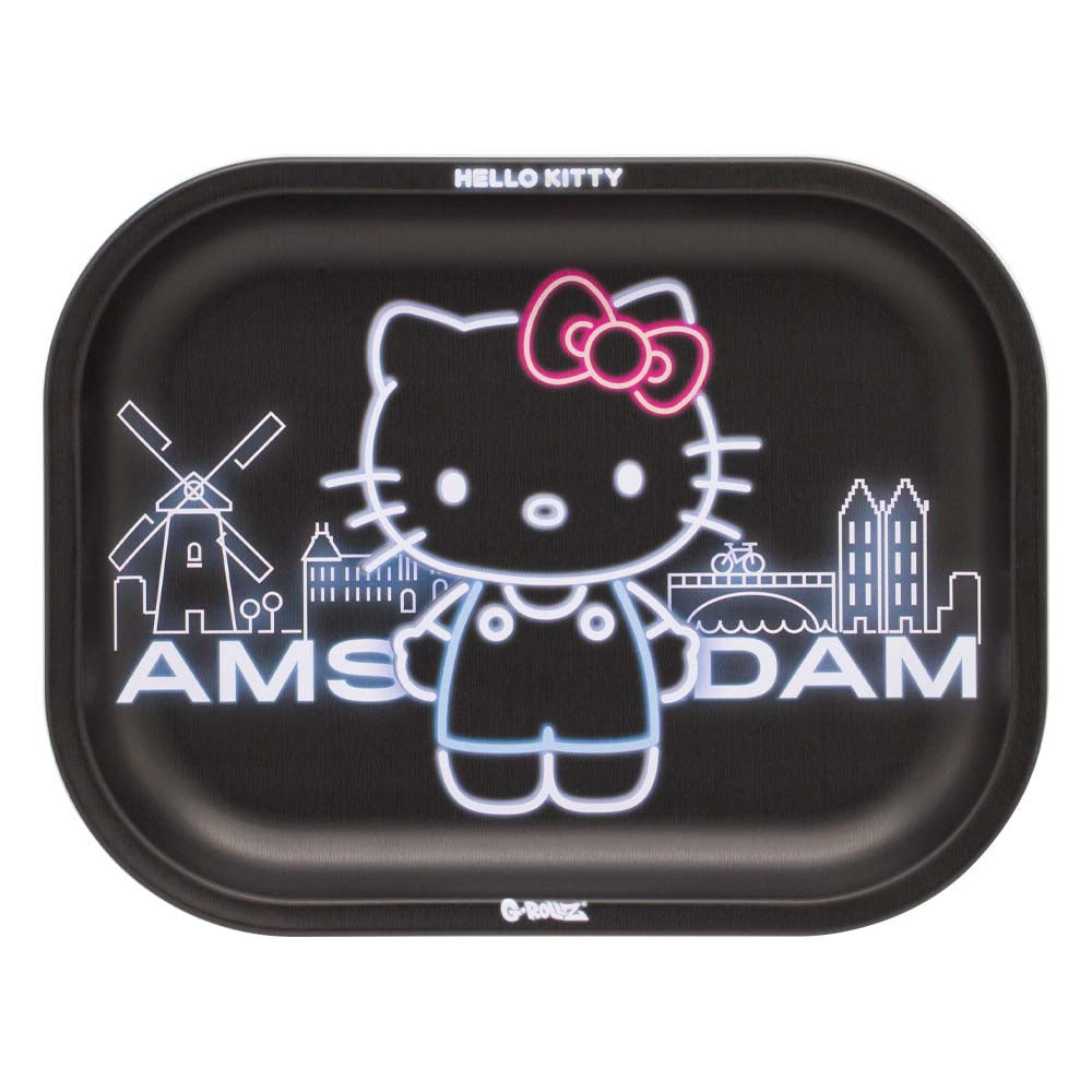 G-Rollz Hello Kitty Neon Amsterdam Rolling Tray