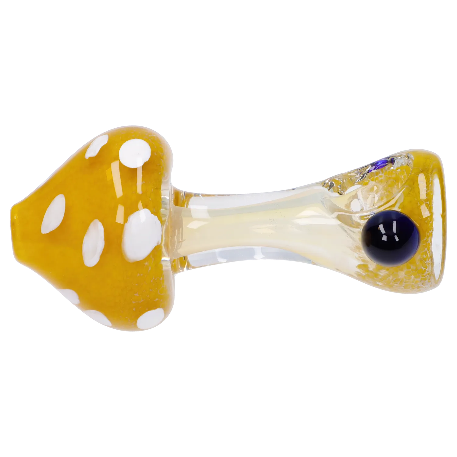 Mushroom Frit Spoon Pipe - 4.5 in