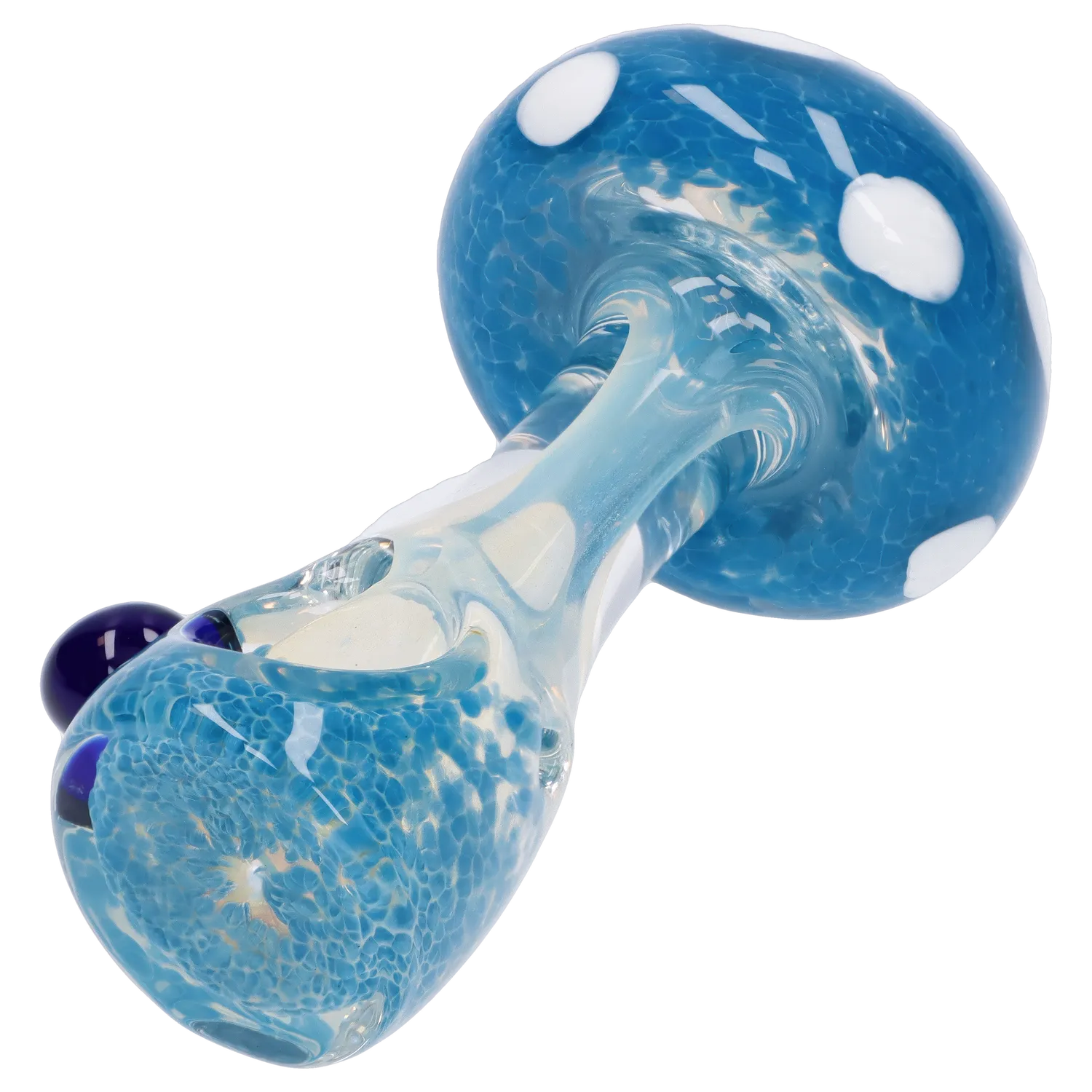 Mushroom Frit Spoon Pipe - 4.5 in