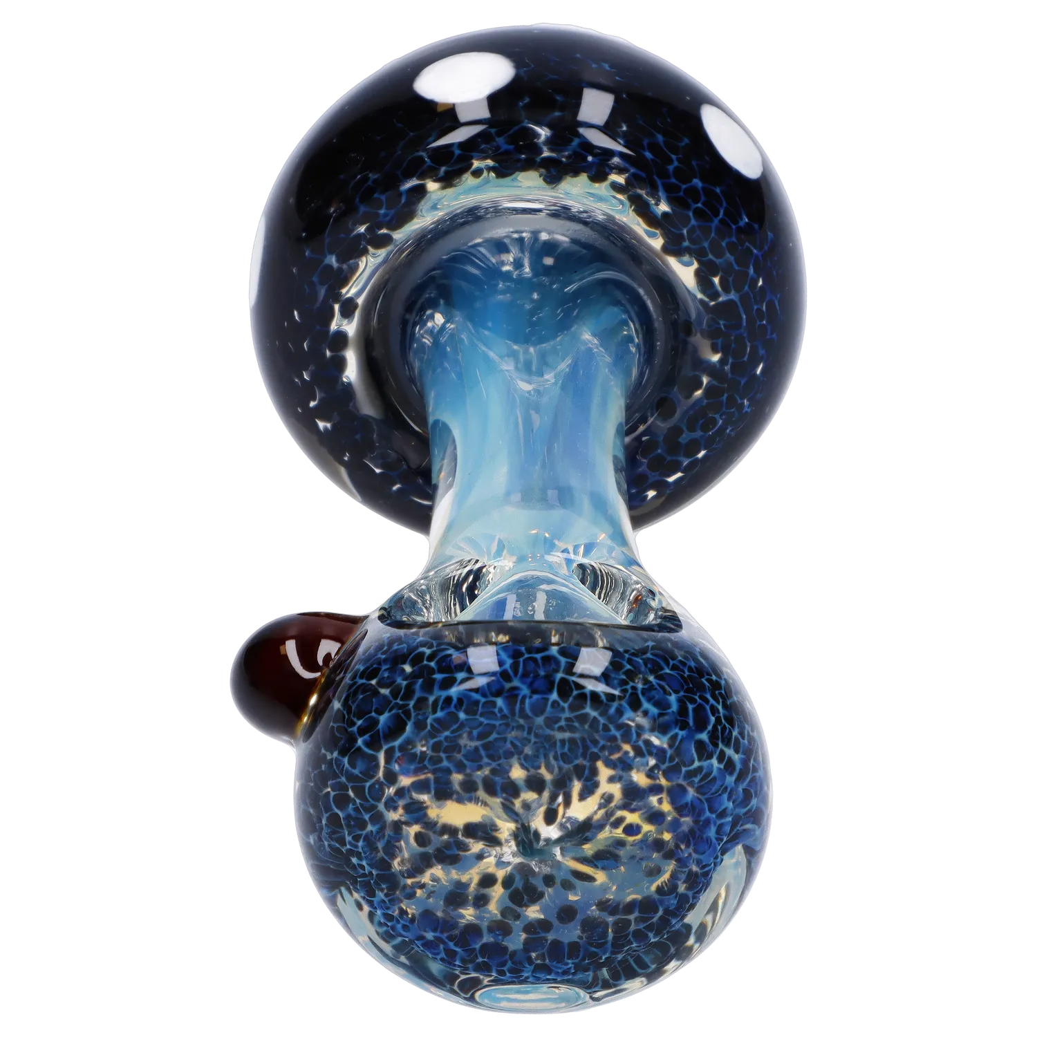Mushroom Frit Spoon Pipe - 4.5 in