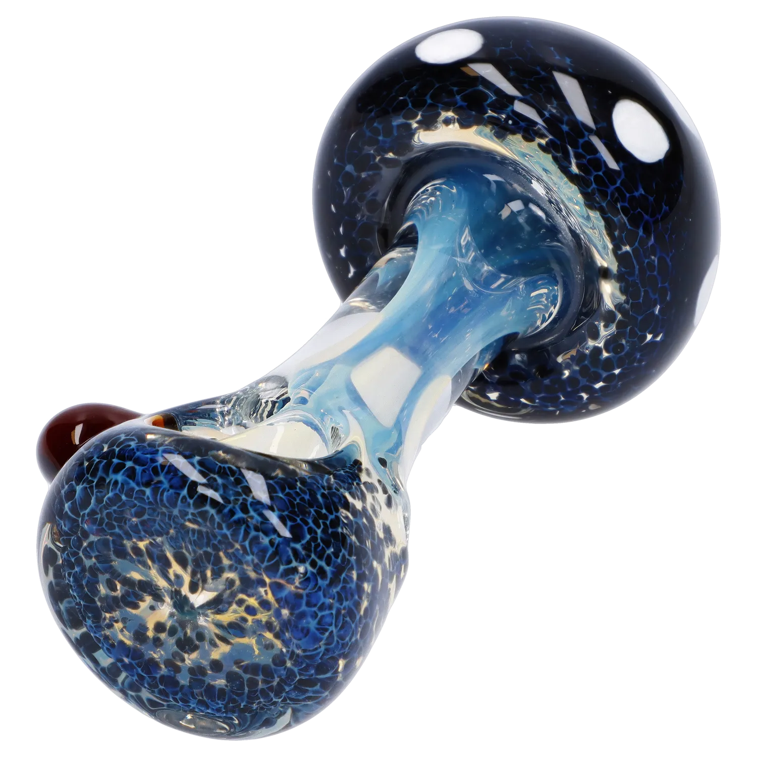 Mushroom Frit Spoon Pipe - 4.5 in