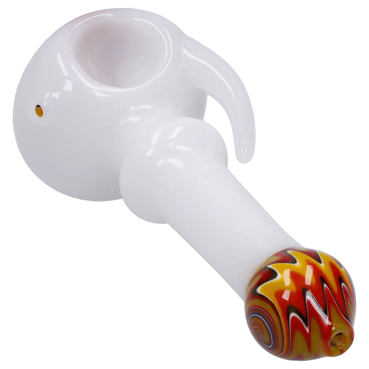 Slime Tube Horn Reversal Art Spoon Pipe - 4.5 in