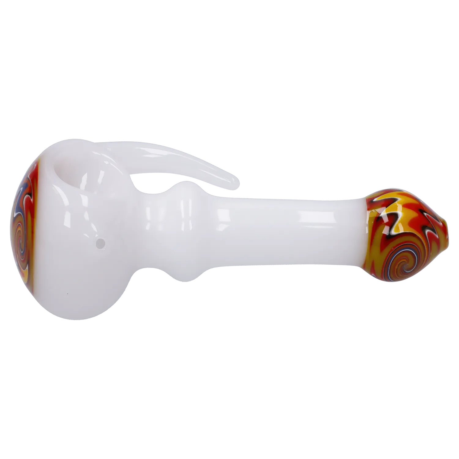 Slime Tube Horn Reversal Art Spoon Pipe - 4.5 in