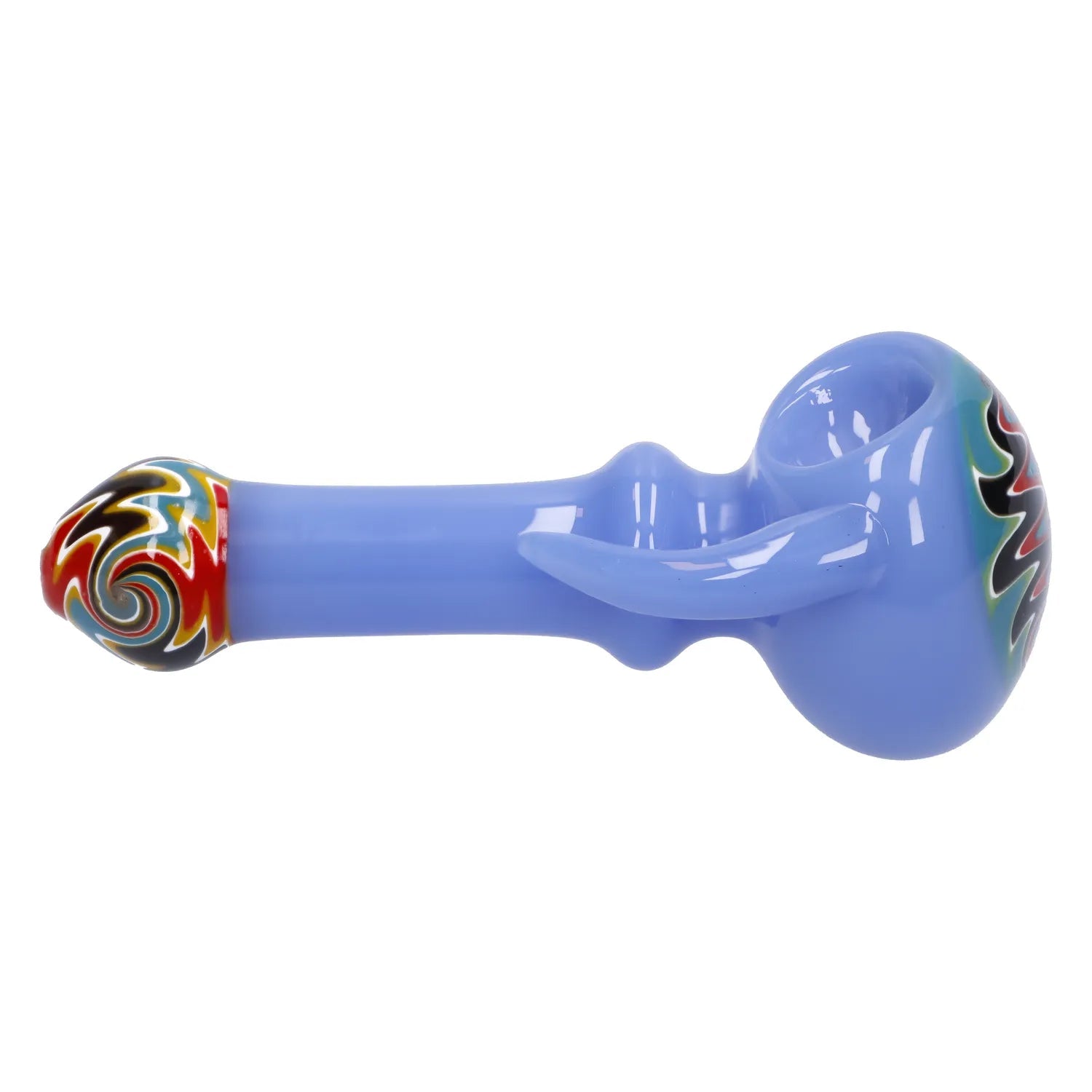 Slime Tube Horn Reversal Art Spoon Pipe - 4.5 in