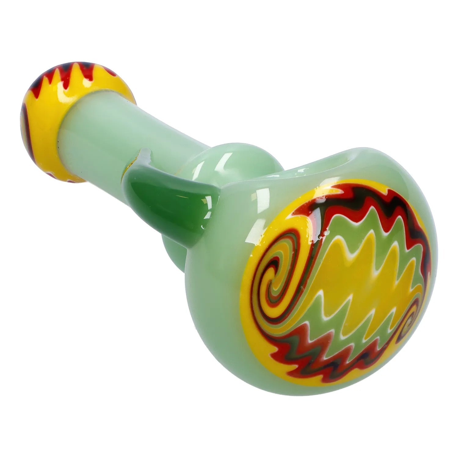 Slime Tube Horn Reversal Art Spoon Pipe - 4.5 in