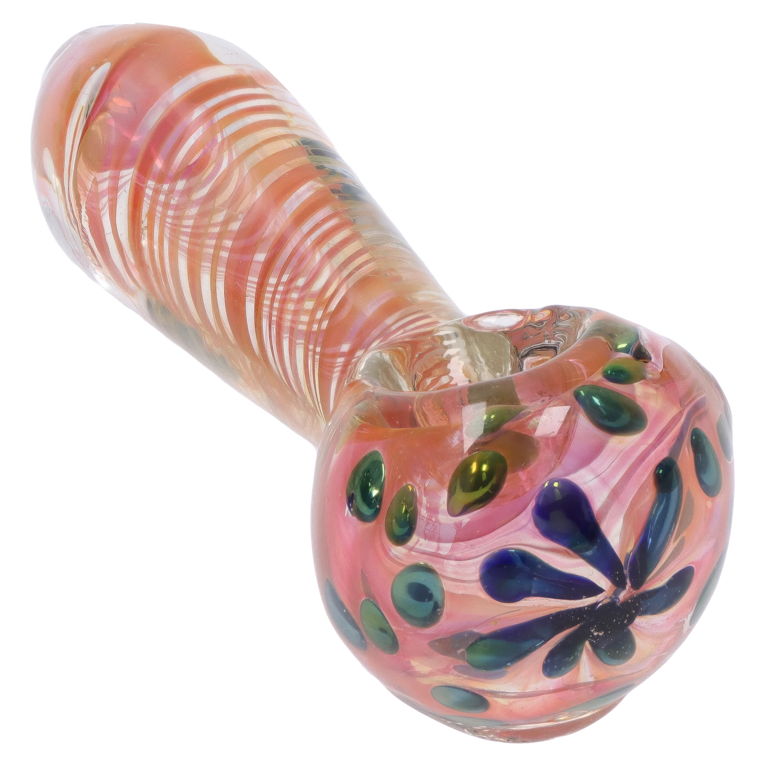 3-inch Glass Colorful Fumed Hand Pipe