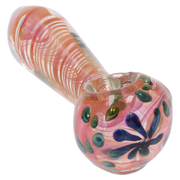 3-inch Glass Colorful Fumed Hand Pipe