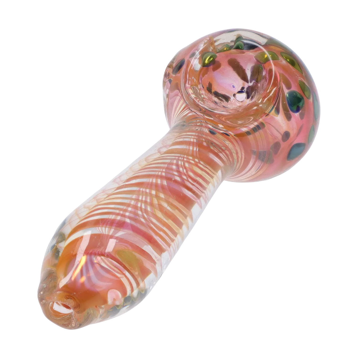 3-inch Glass Colorful Fumed Hand Pipe