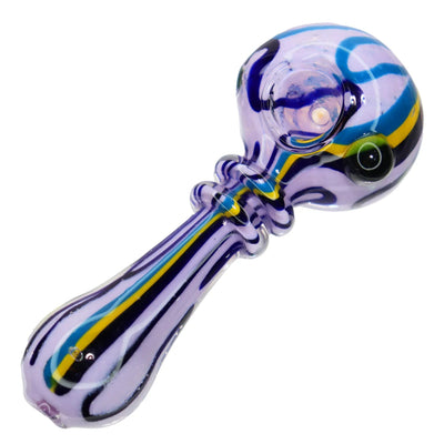 GC Rasta Slime Colorful Glass Pipe - 4 in.