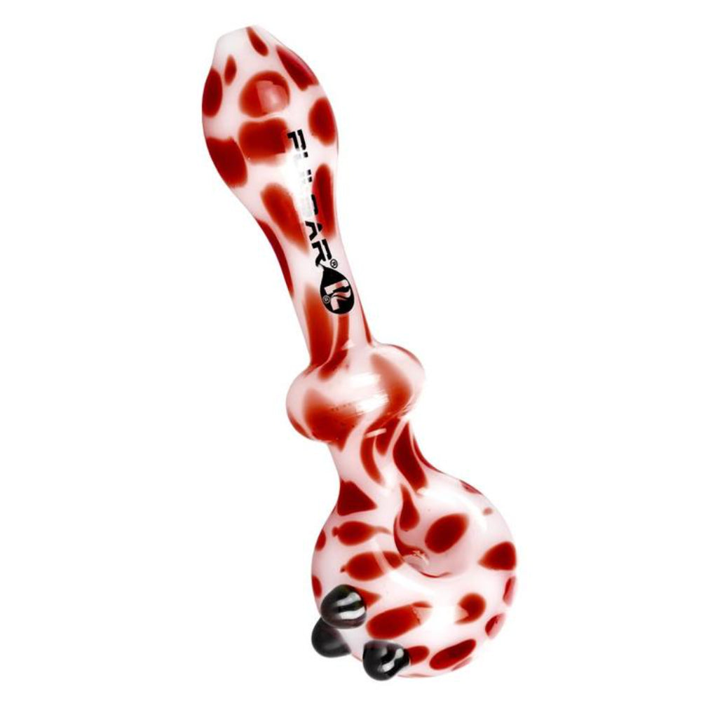 Pulsar Creme Color Swirl Hand Pipe | Red
