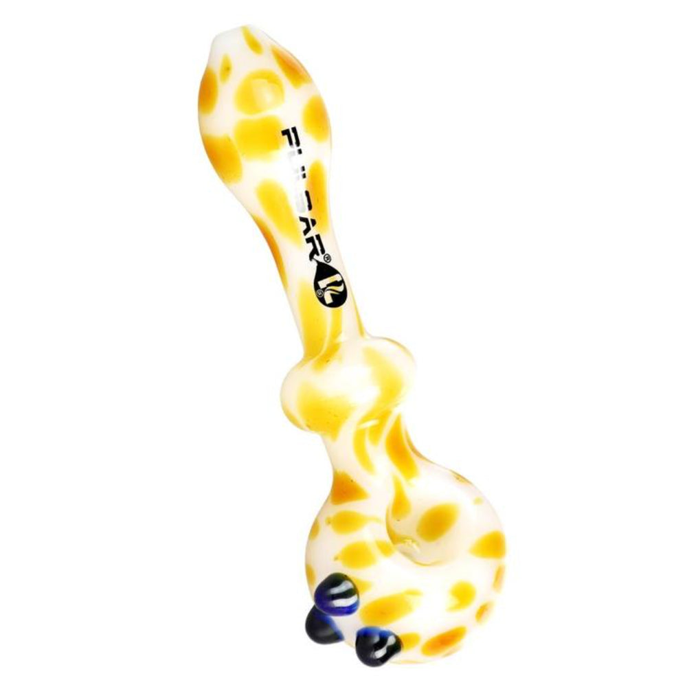 Pulsar Creme Color Swirl Hand Pipe | Yellow