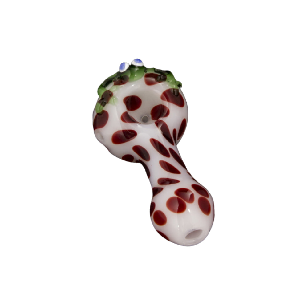 LA Pipes Froggy Friend Spoon with Red Dots