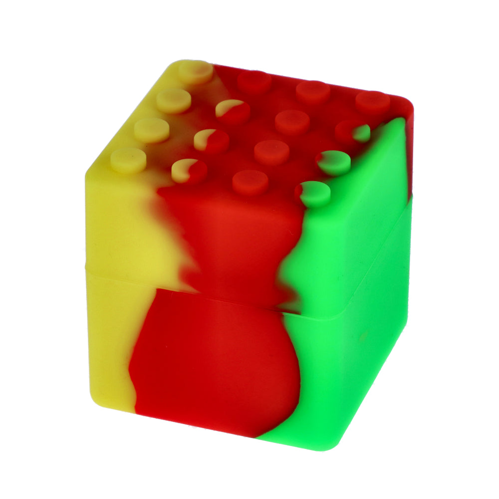 Budder Buddy Silicone Cube Stash Container | Rasta