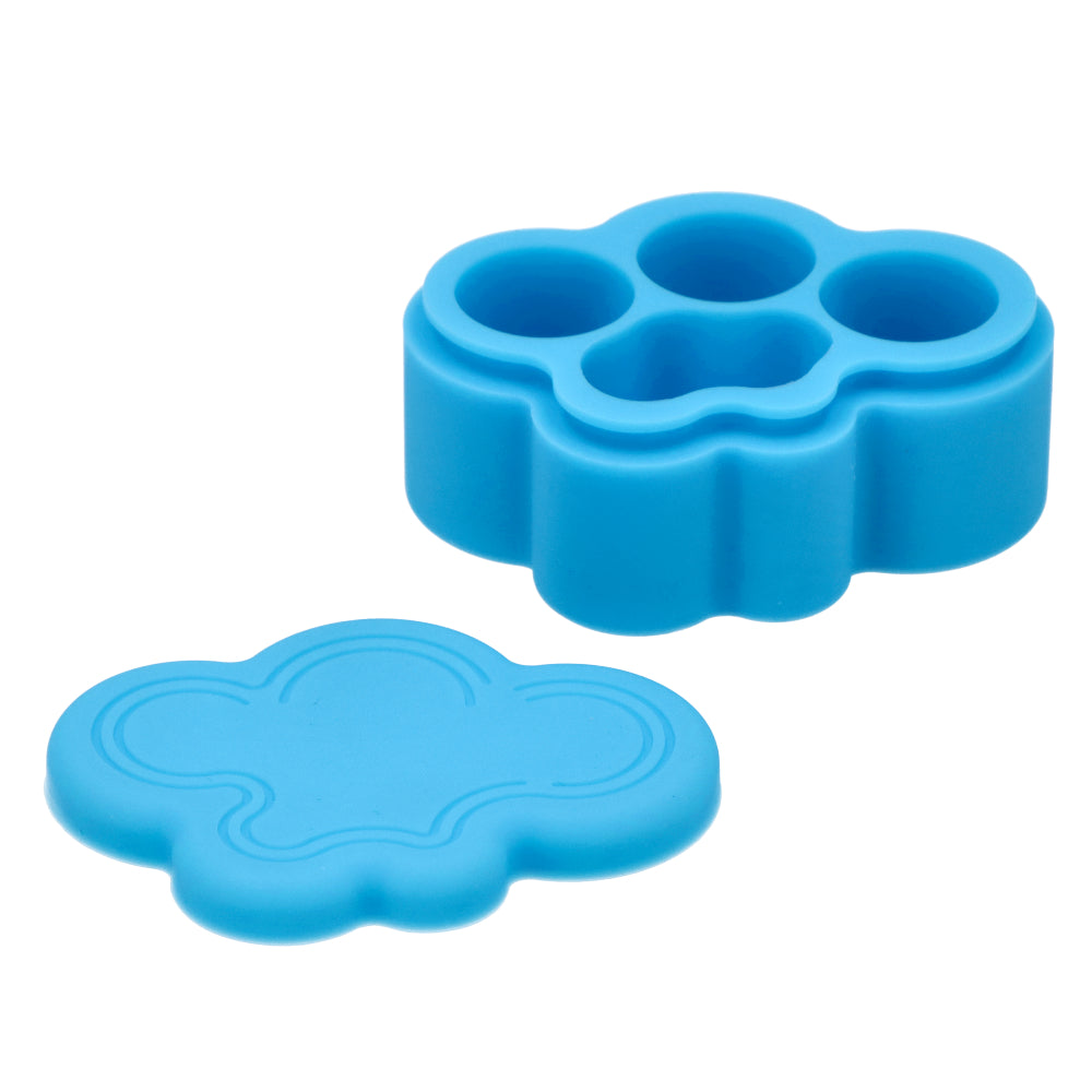 Silicone Cloud Stash Container | 22ml | Blue | inside view
