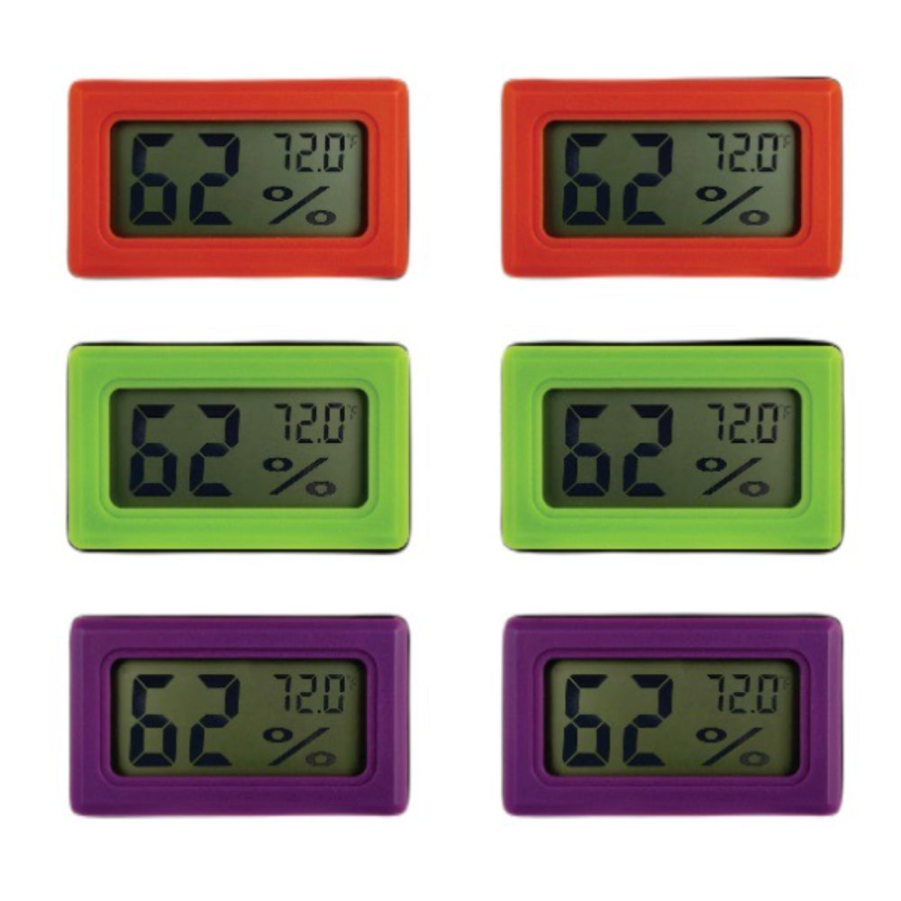 ONGROK Digital Hygrometer - 6 Pack