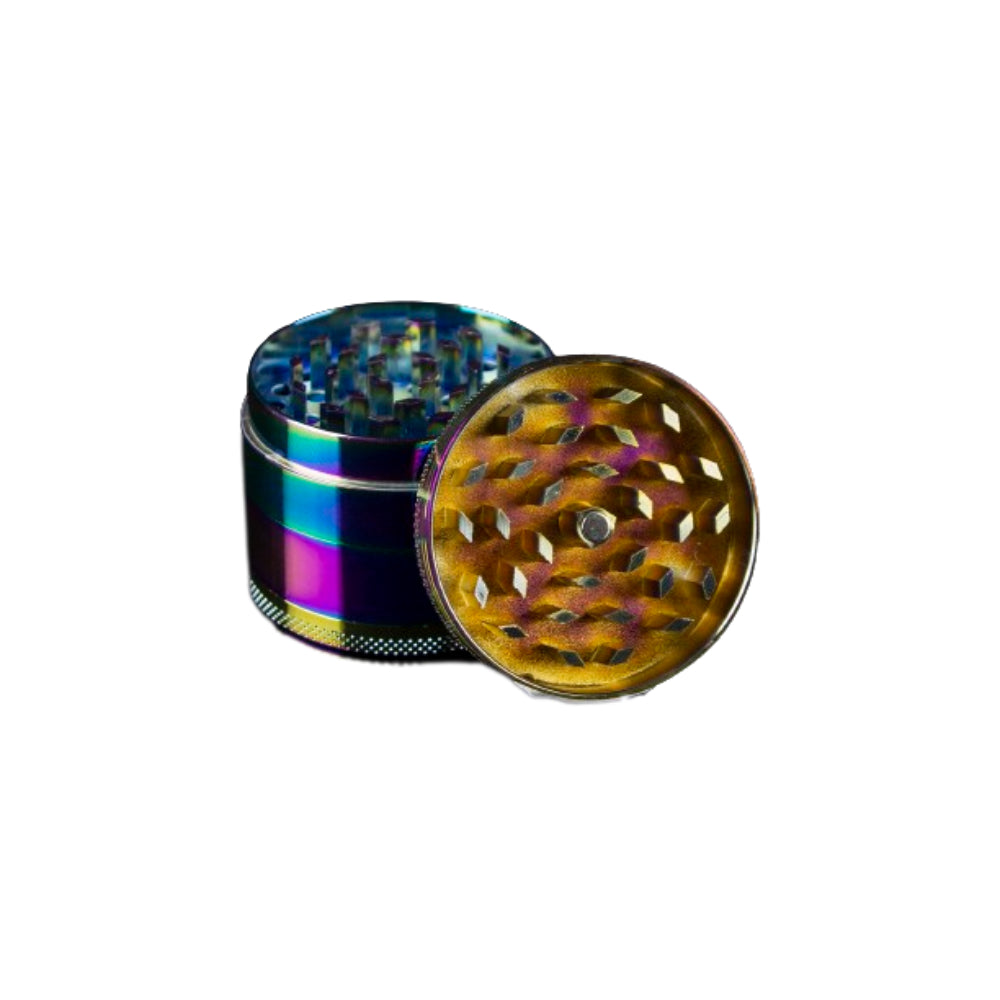 Cloud 8 Zinc Alloy Grinder - 4-Piece | Rainbow