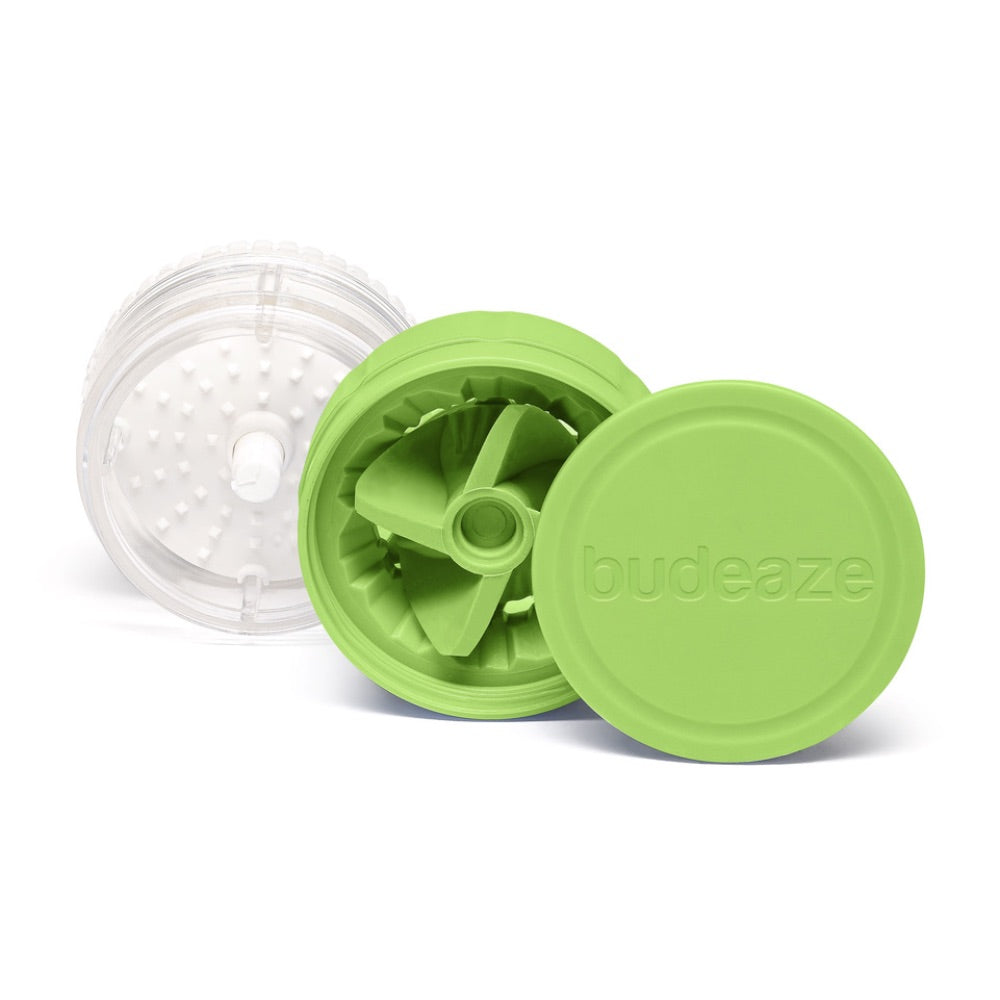 Budeaze Herb Grinder | Green | disassembled 2