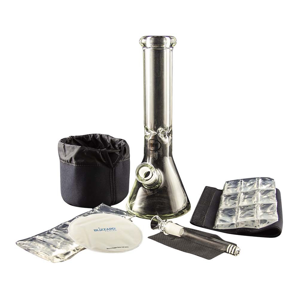 Blizzard Cooler 12" Freezable Beaker Bong Kit | Full kit