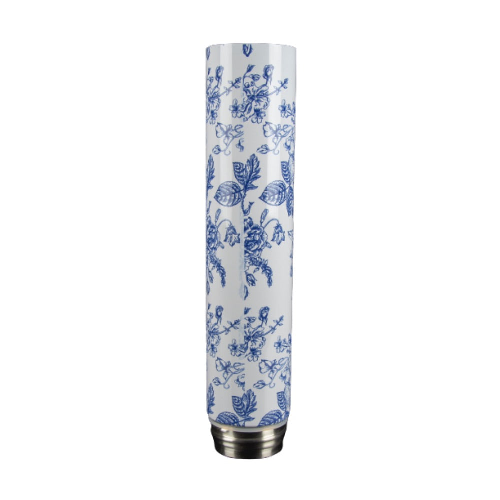 Chill Steel Pipes Mix & Match Series Neckpiece | Blue Floral | side view 2