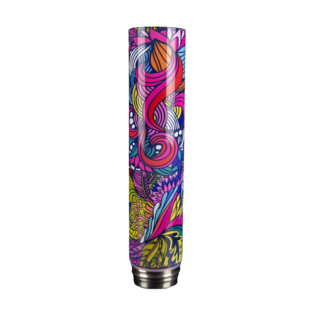 Chill Steel Pipes Mix & Match Series Neckpiece | Floral Coloring Book | side view 1