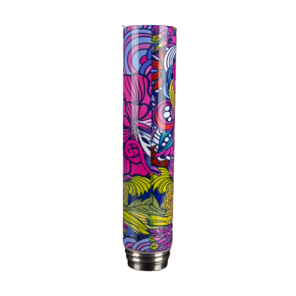 Chill Steel Pipes Mix & Match Series Neckpiece | Floral Coloring Book | side view 2