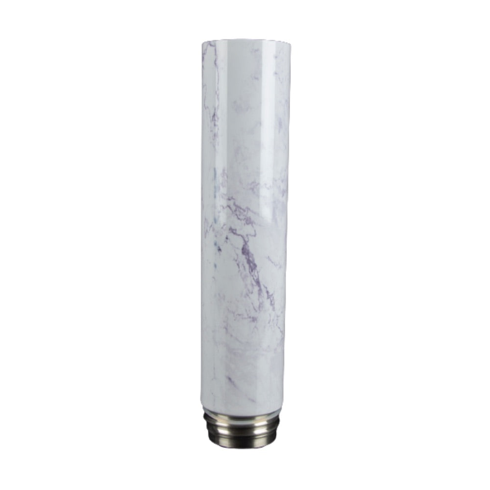Chill Steel Pipes Mix & Match Series Neckpiece | White Marble | side view 2