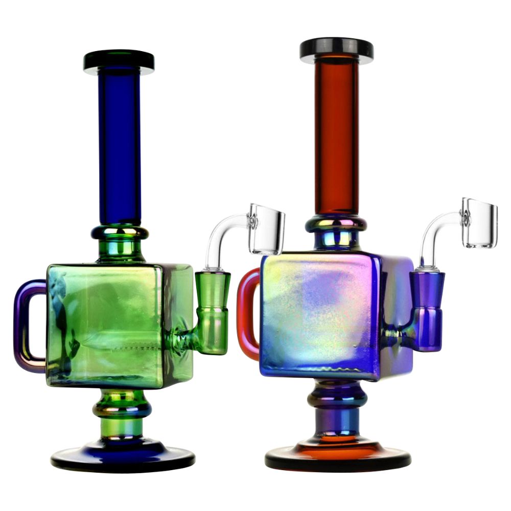 Iridescent Teapot Cube Inline Rig