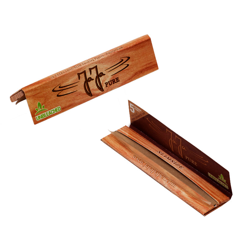 JaJa Pure Unbleached King Size Slim Rolling Papers - Single Pack