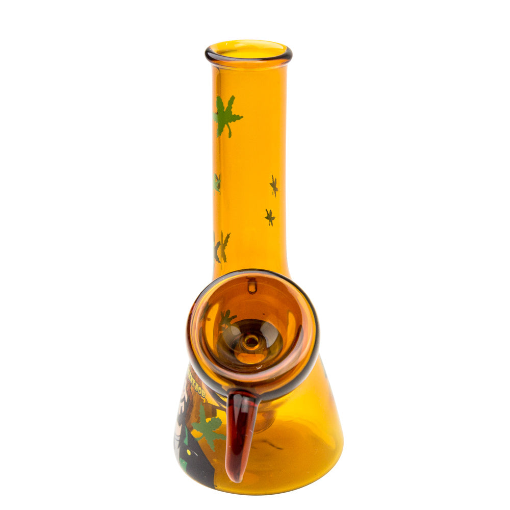 Jay and Silent Bob Mini Beaker Base Bong | Jay & Silent Bob | Orange - Front View 