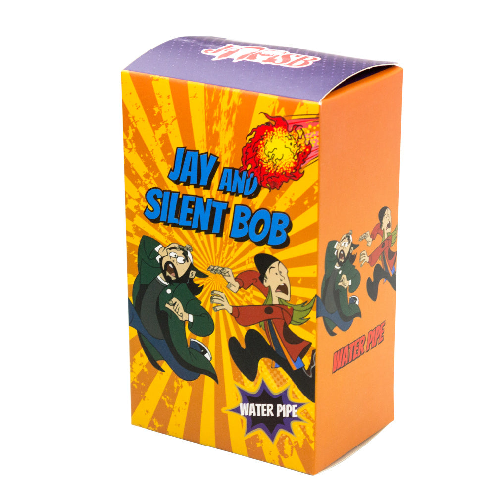 Jay and Silent Bob Mini Beaker Base Bong | Jay & Silent Bob | Orange - Box