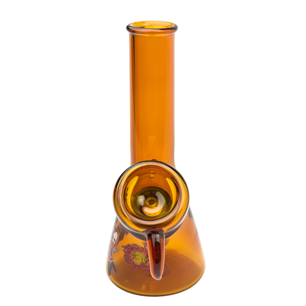 Jay and Silent Bob Mini Beaker Base Bong | Jay & Silent Bob | Amber - Front View 