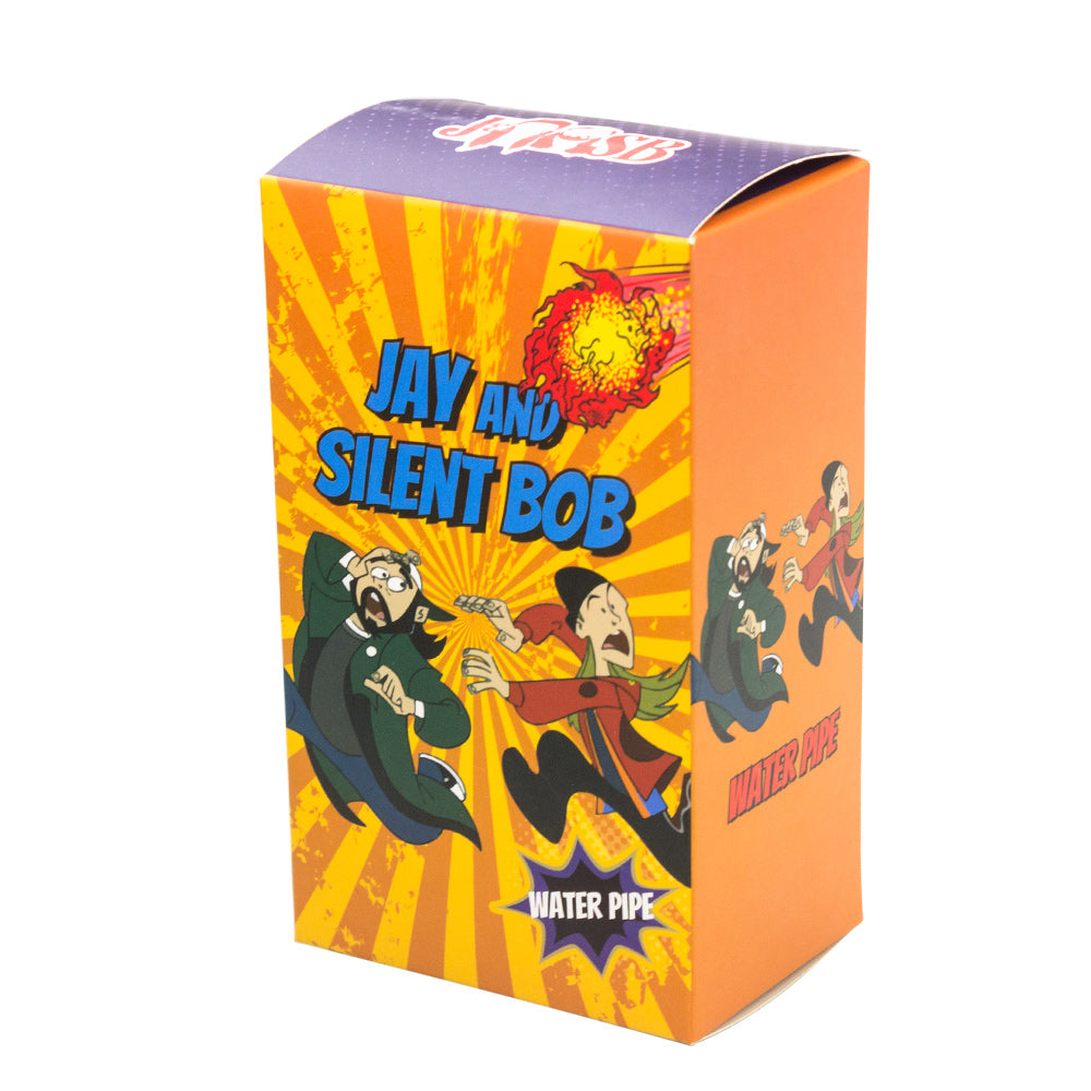 Jay and Silent Bob Mini Beaker Base Bong | Jay & Silent Bob | Amber - Box