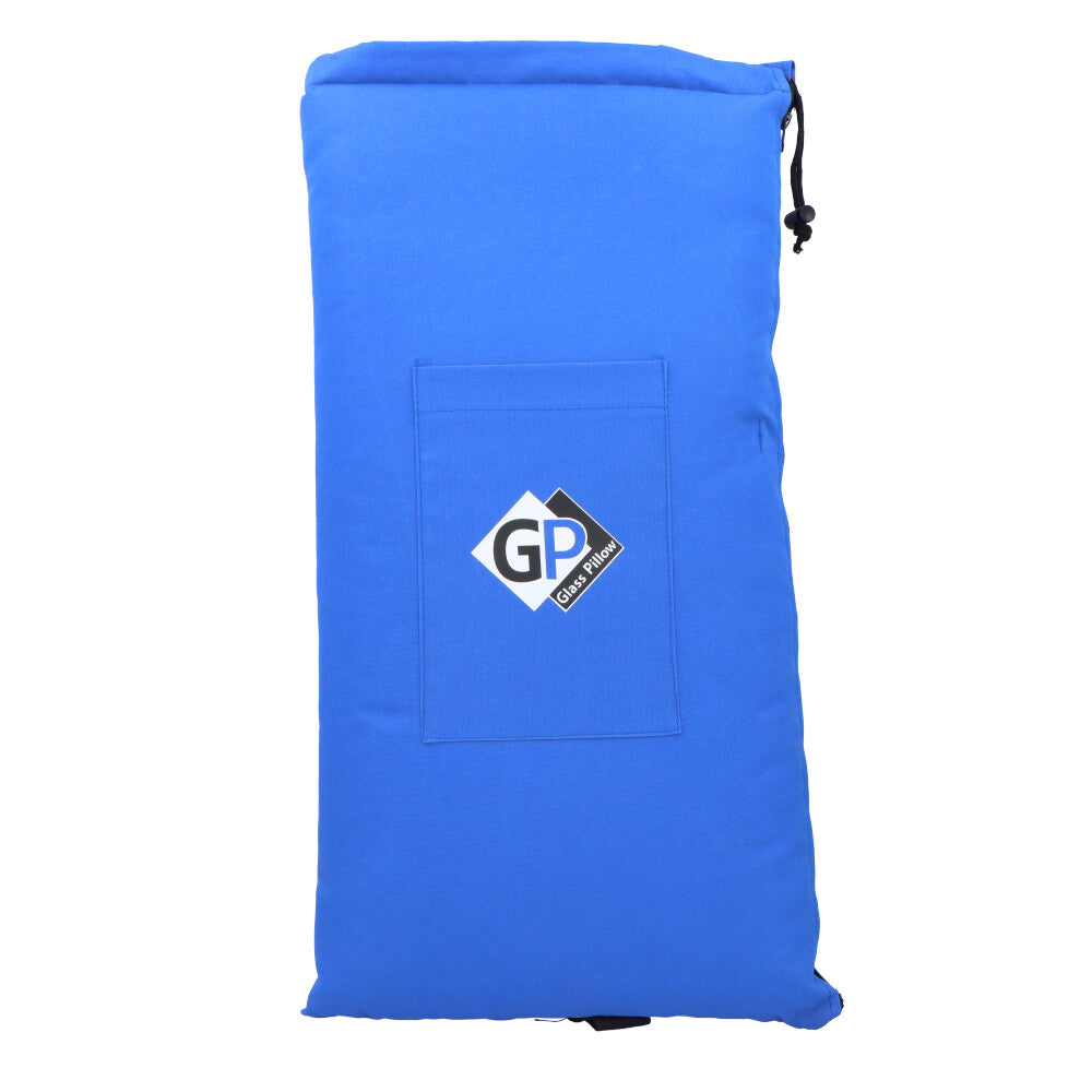 Glass Pillow Stash Pouch with Drawstring | XX Large | Blue