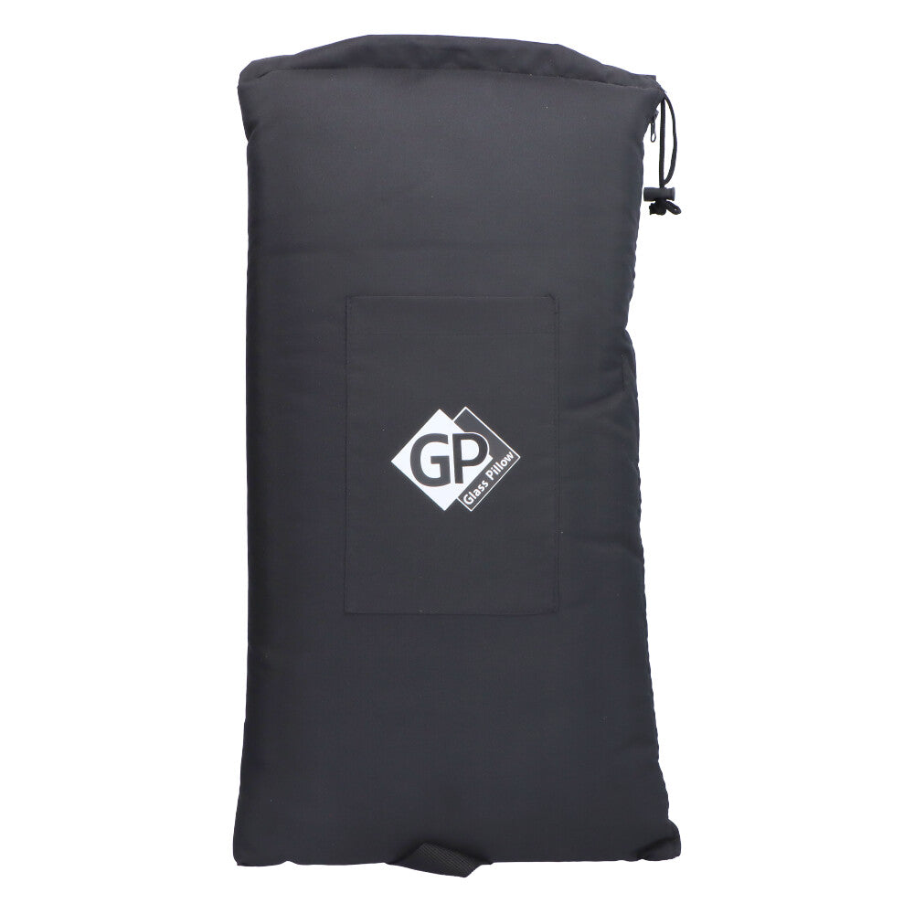 Glass Pillow Stash Pouch with Drawstring | XX Large | Black