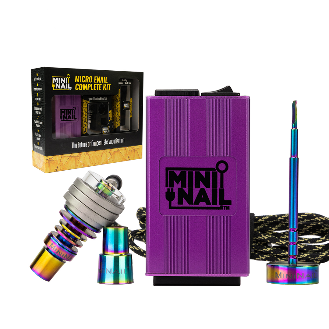 MiniNail Quartz Hybrid Deep Dish Kit E-Nai-purple