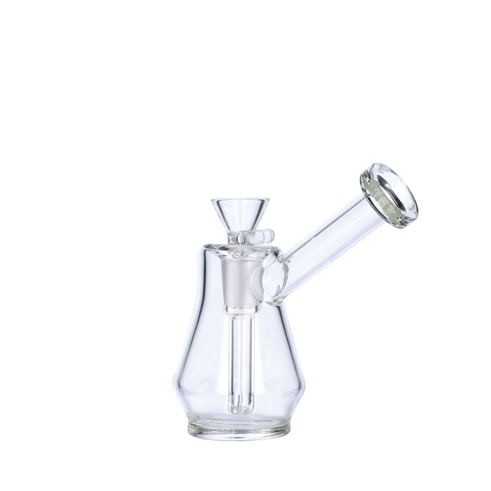 Glass Bubbler with Built-In Downstem and Recessed Joint | side view 4