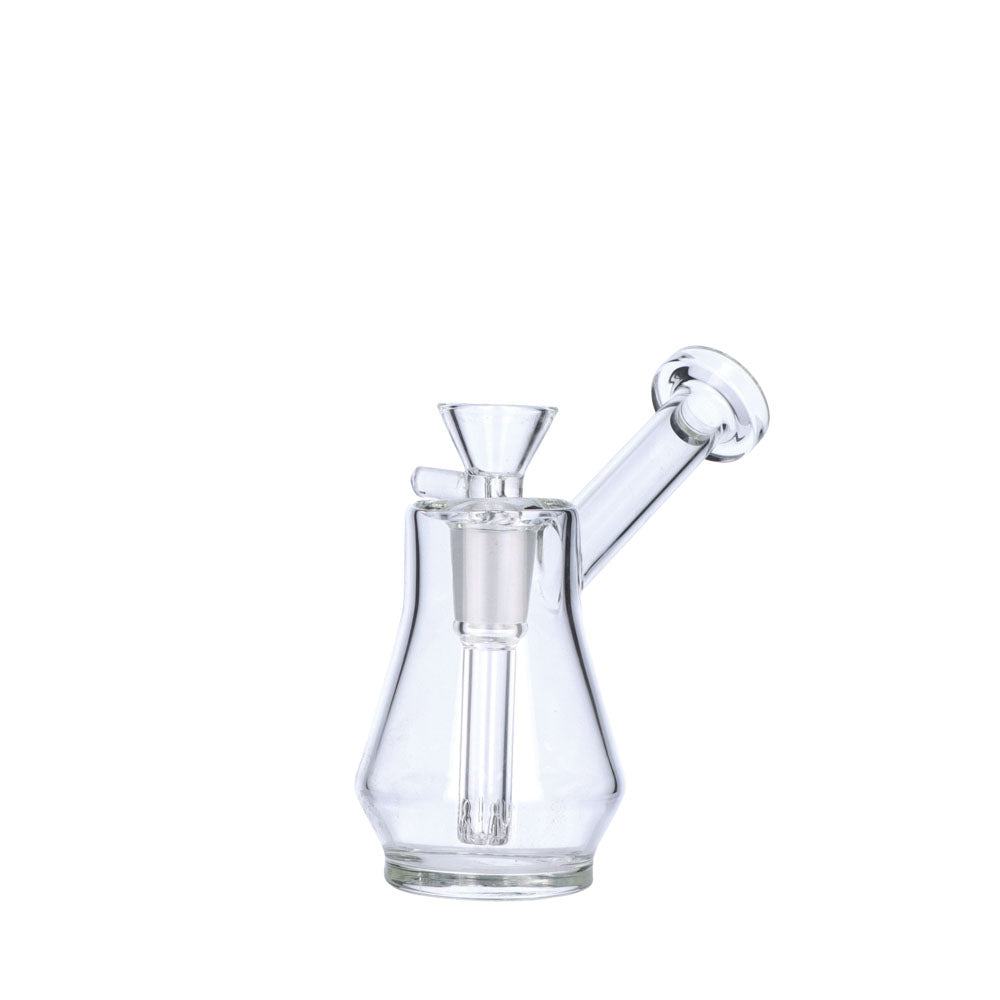 Glass Bubbler with Built-In Downstem and Recessed Joint | side view 2