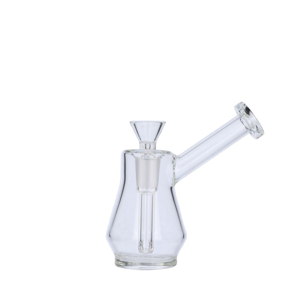 Glass Bubbler with Built-In Downstem and Recessed Joint | side view 3